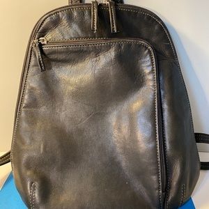 Tagliatore- Black Leather backpack
